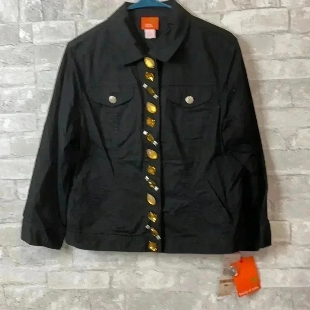 Hearts of Palm black bling jacket